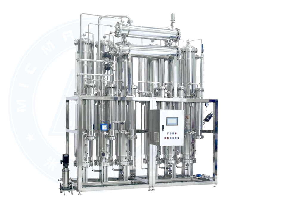 Water for injection generation and storage system supply
