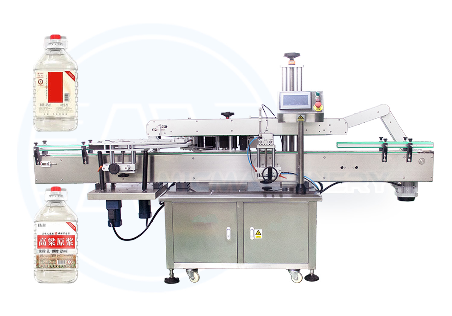 bucket labeling machine