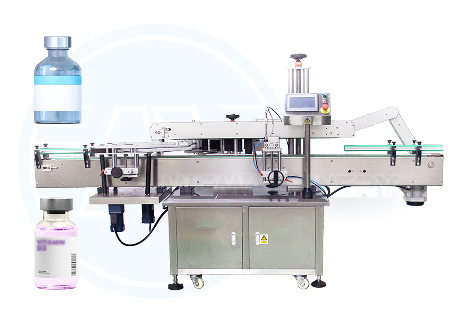 automatic vial labeling machin