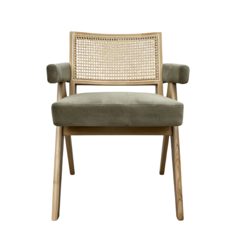 cane back dining chair