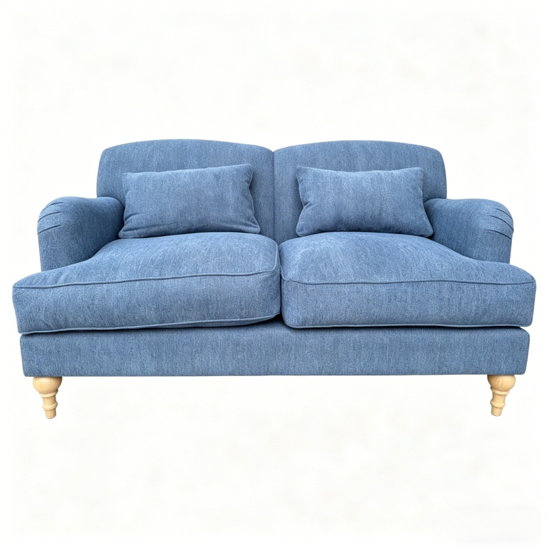 2 seater linen sofa
