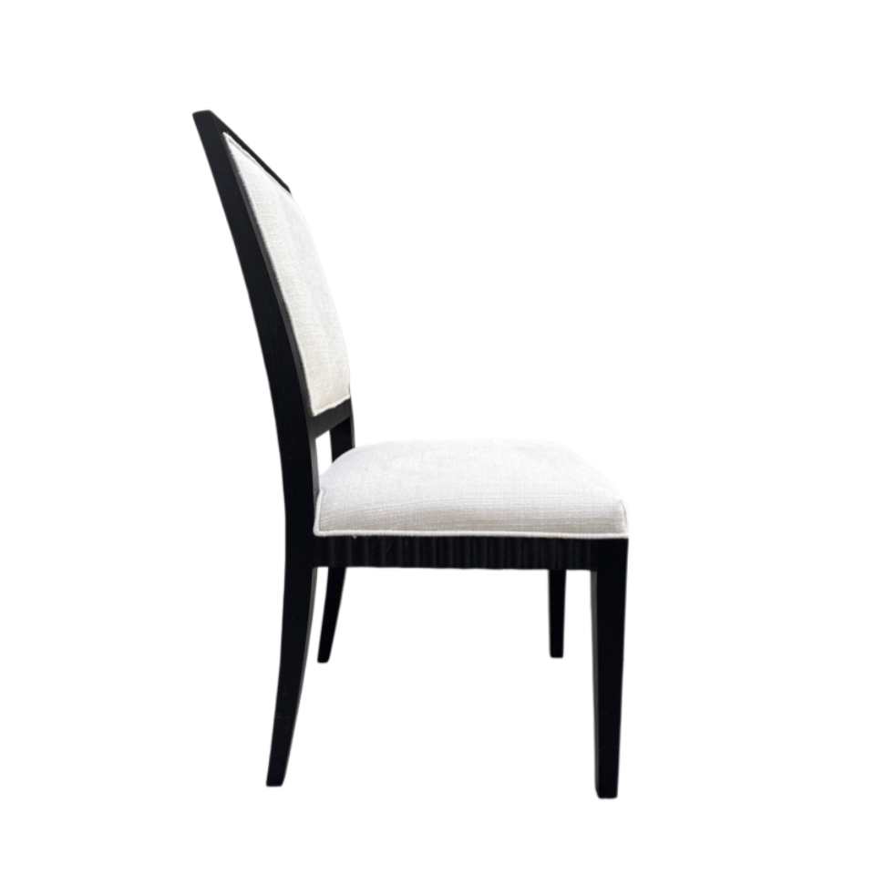  black white dining chair