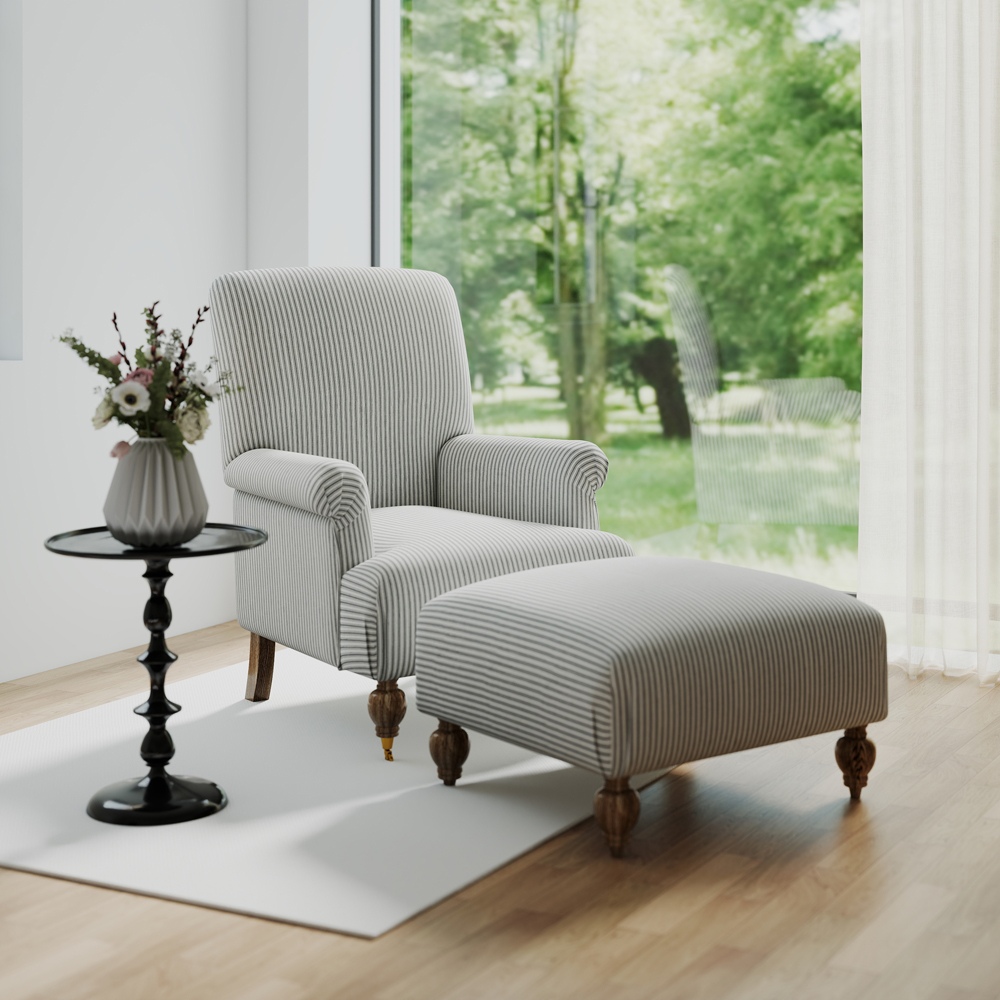 blush pink accent chair