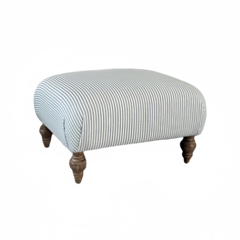 linen ottoman