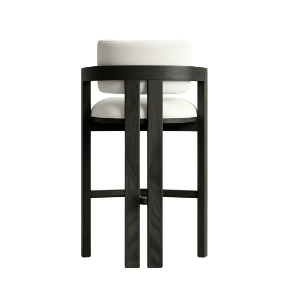 comfortable upholstered bar stool