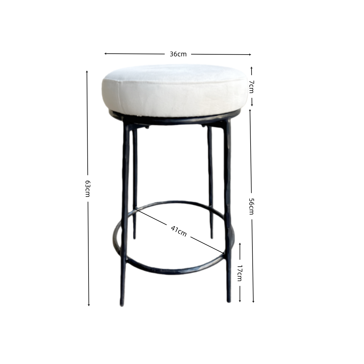 backless bar stool