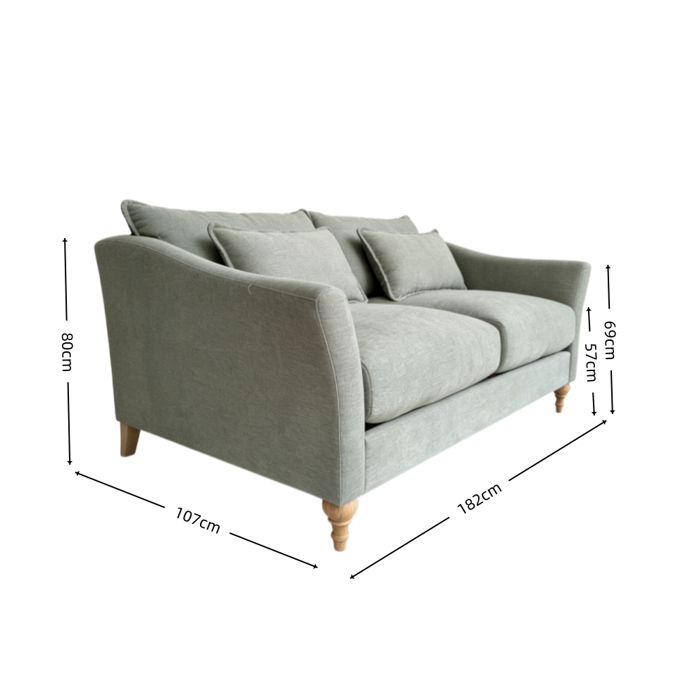 solid wood frame sofa