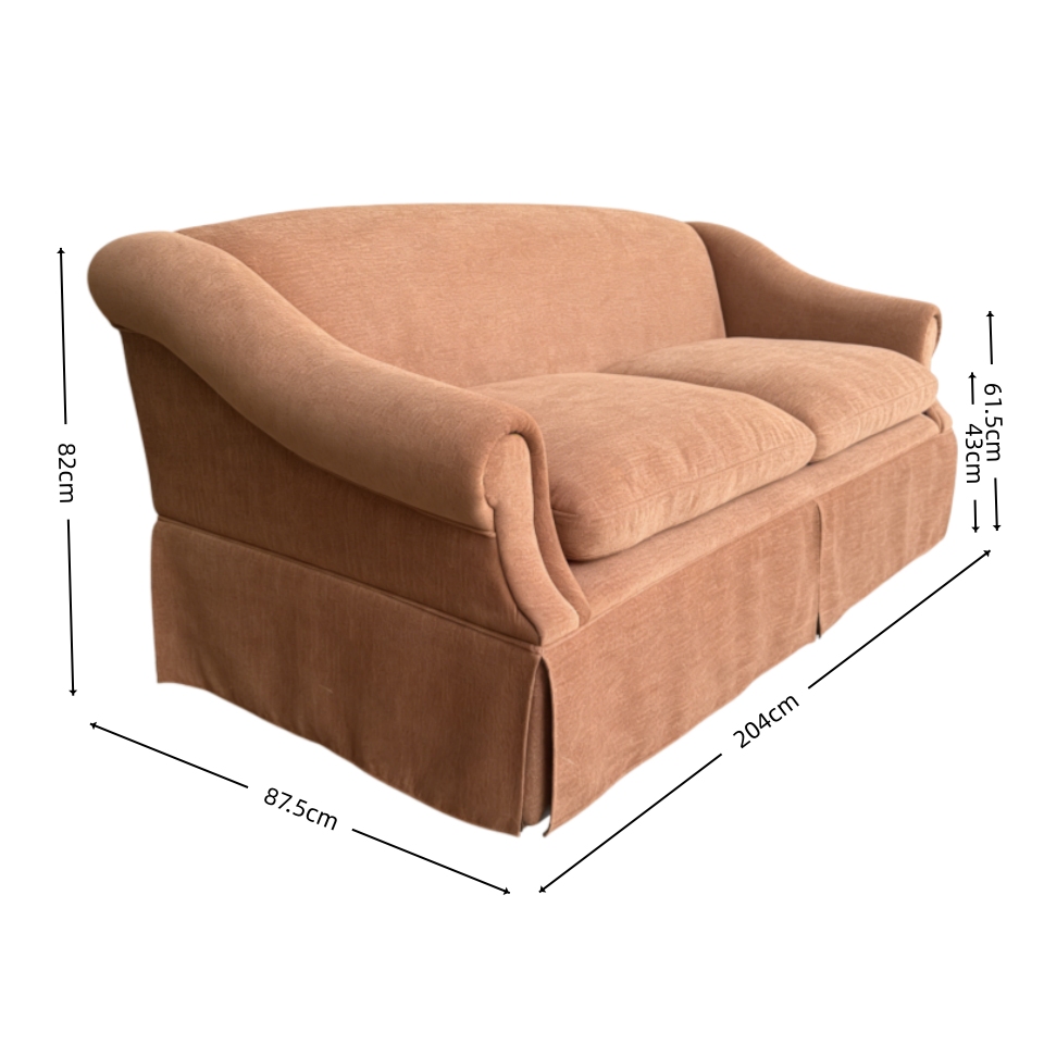  vintage 3 seater sofa