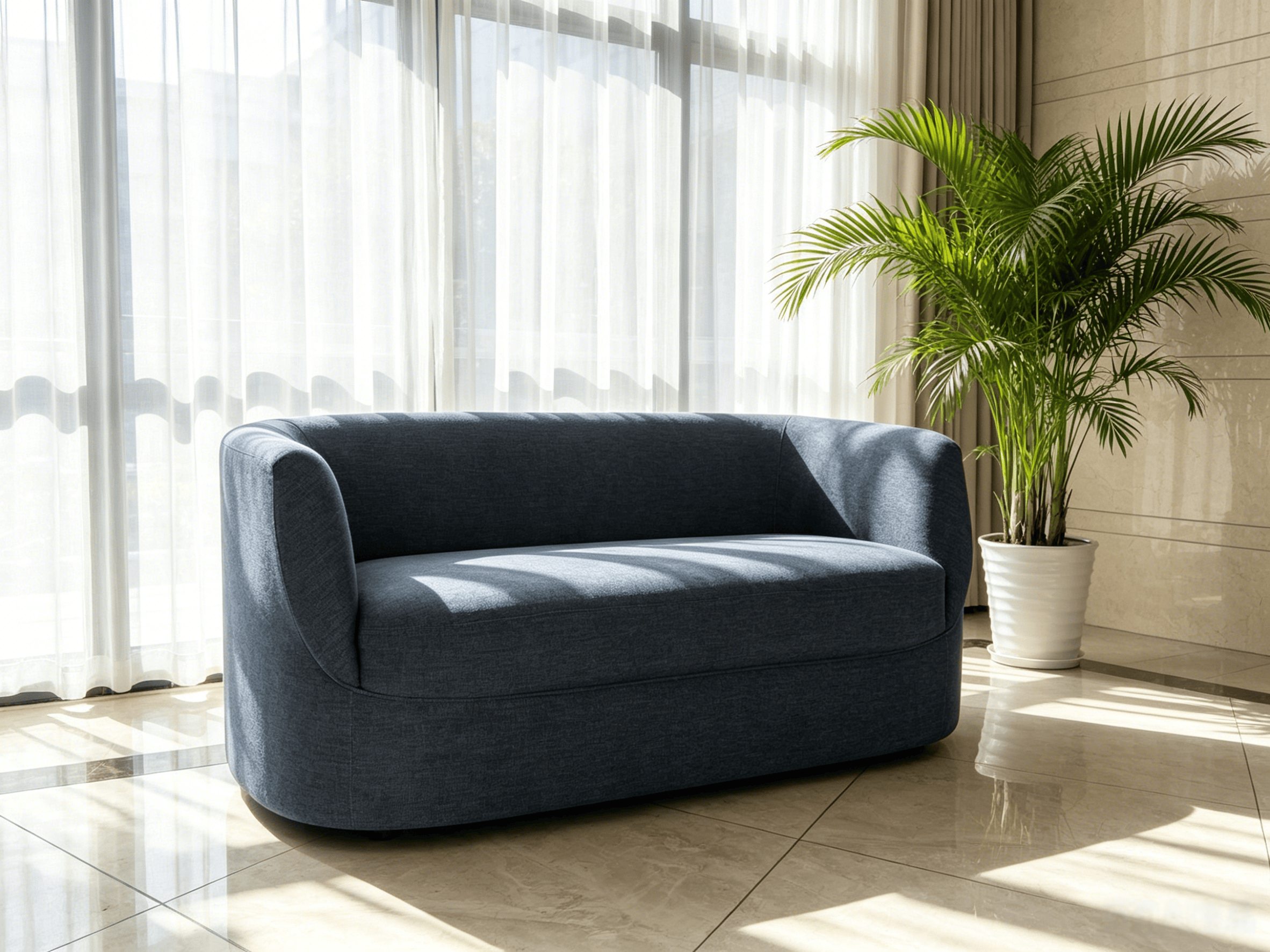 solid wood frame sofa