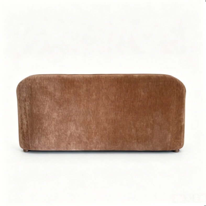 caramel brown sofa