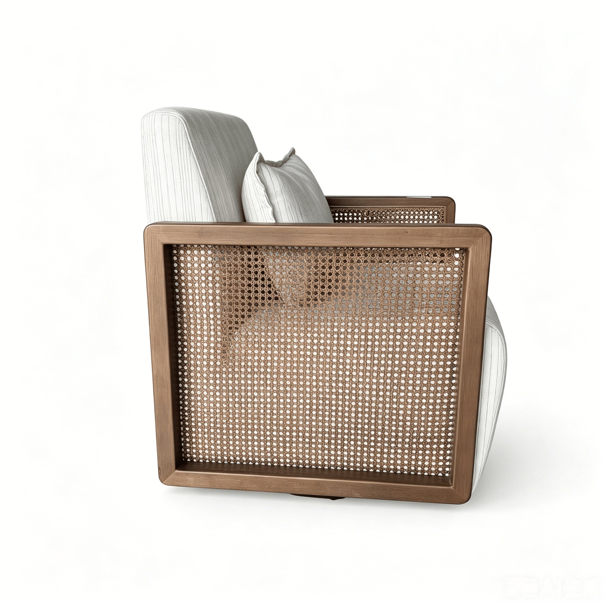 rattan swivel chair