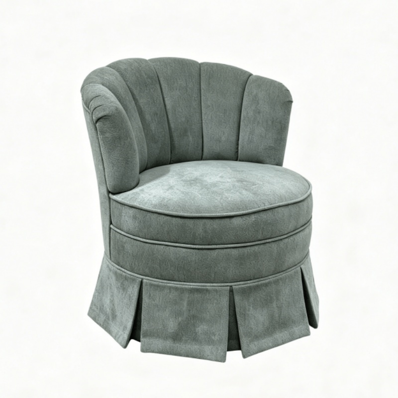 upholstered swivel chair