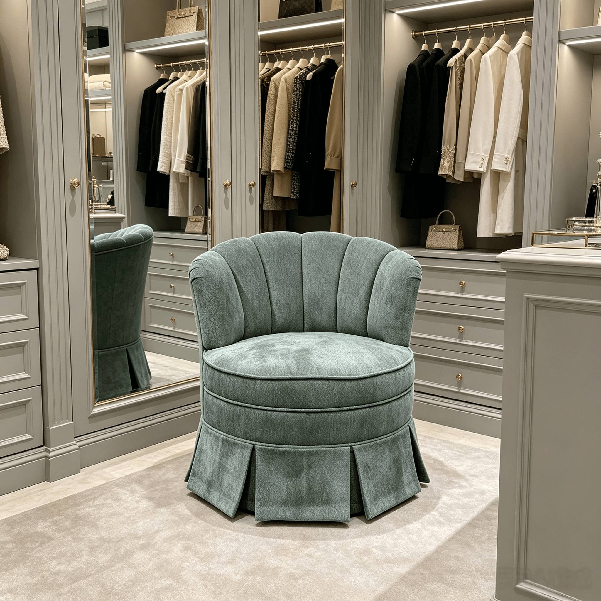 French style swivel chair