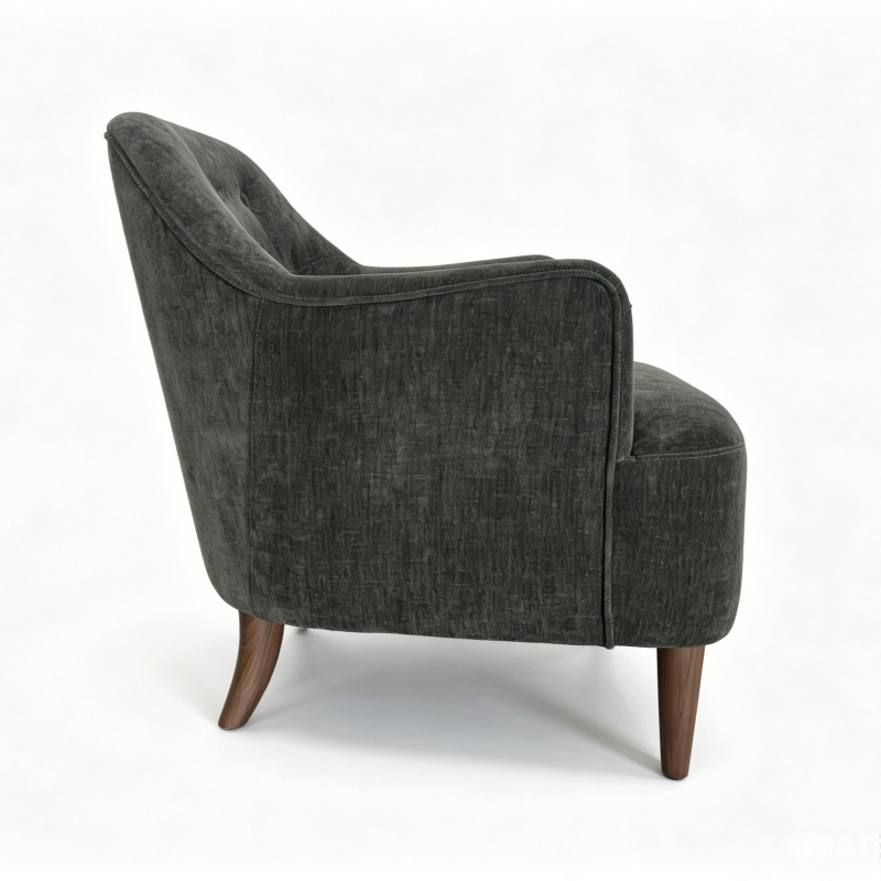tufted armchair