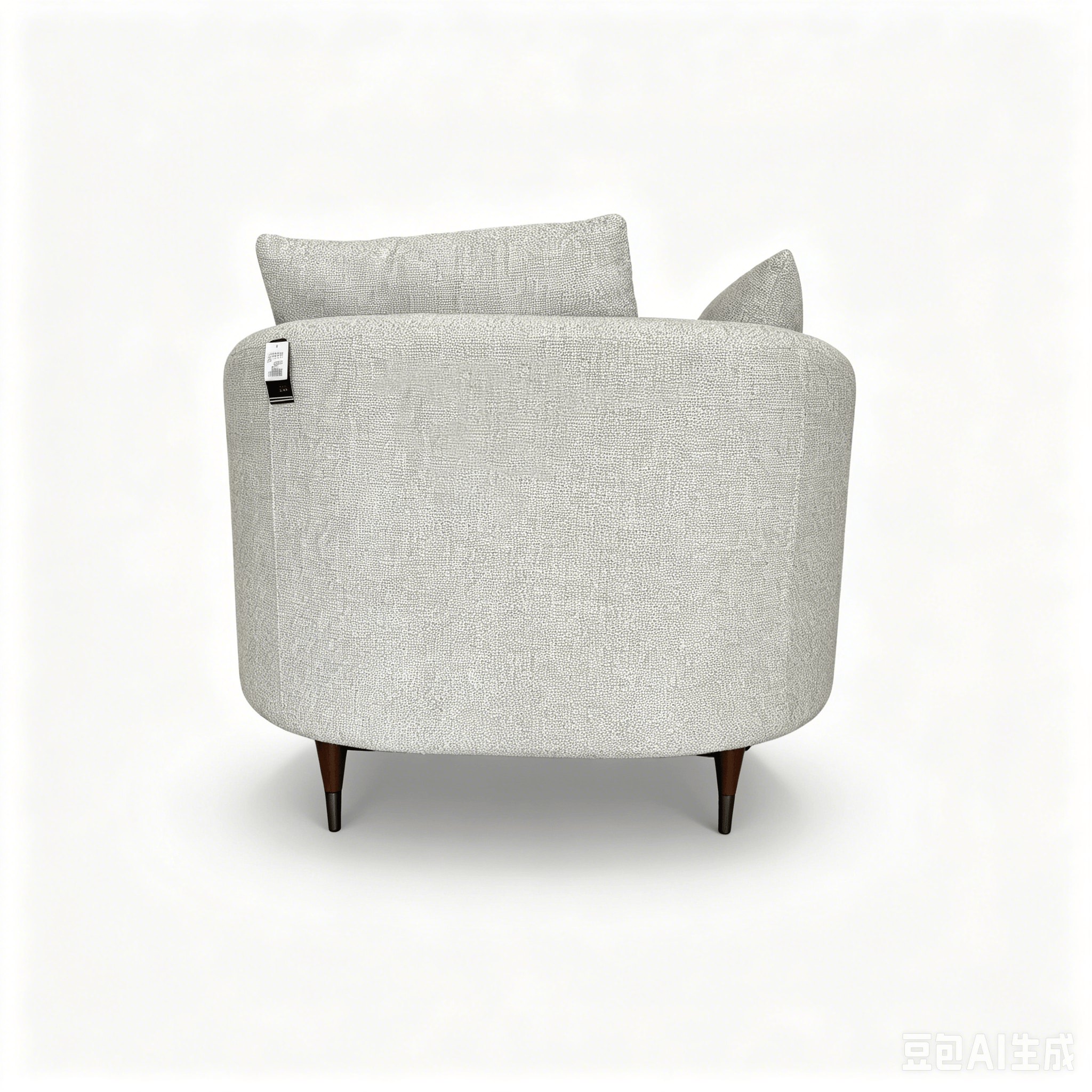  solid wood leg armchair