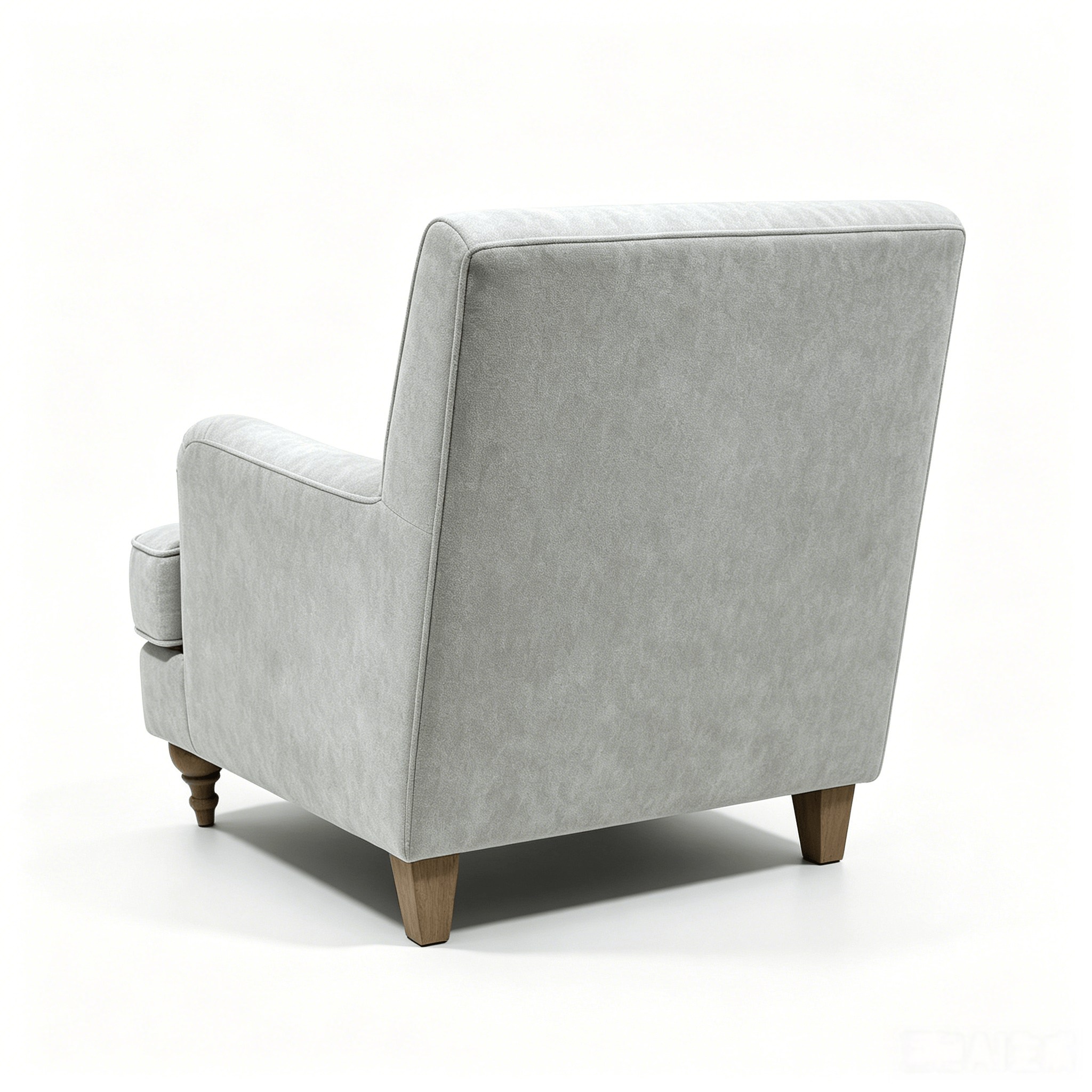 solid wood leg lounge chair