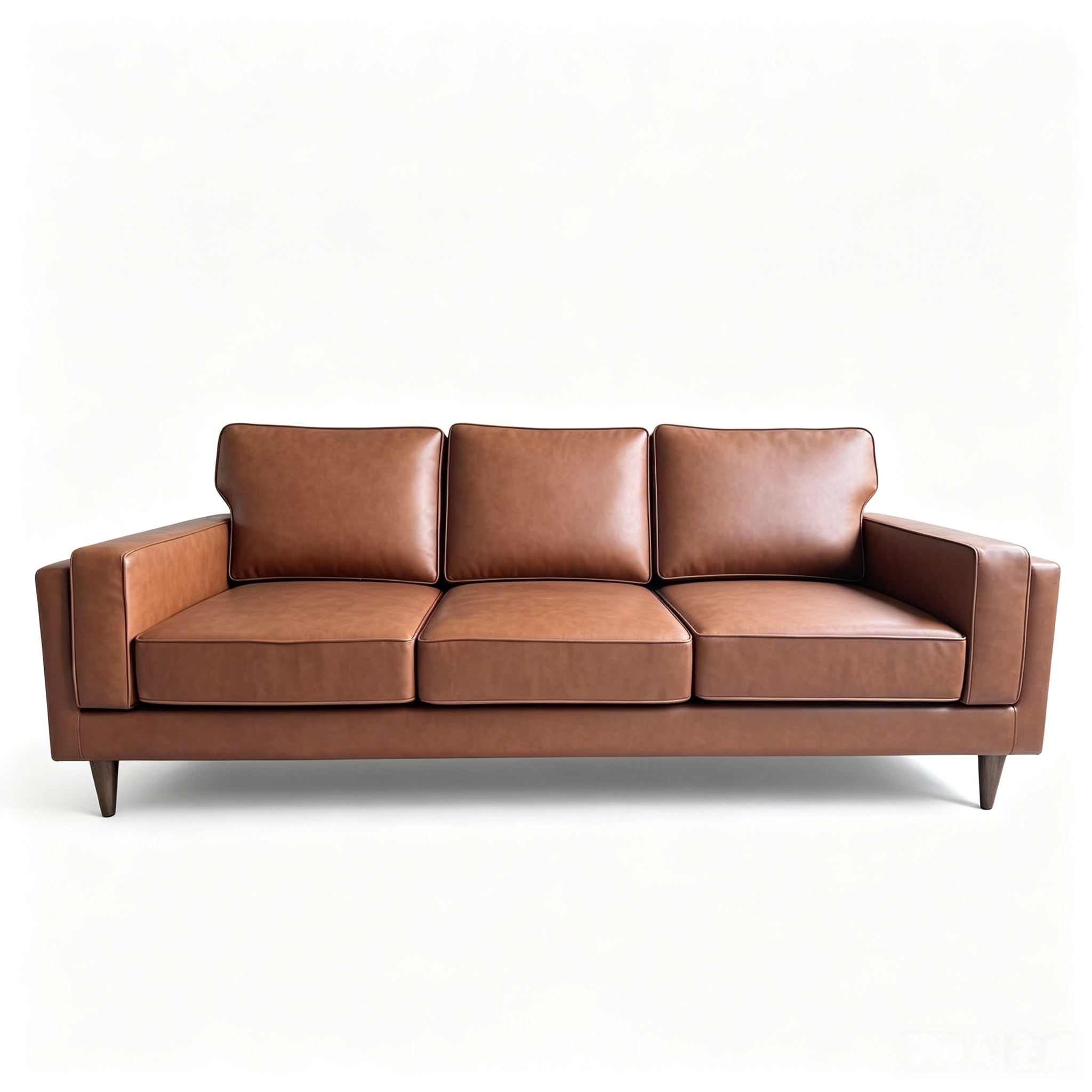 leather 3-seater sofa