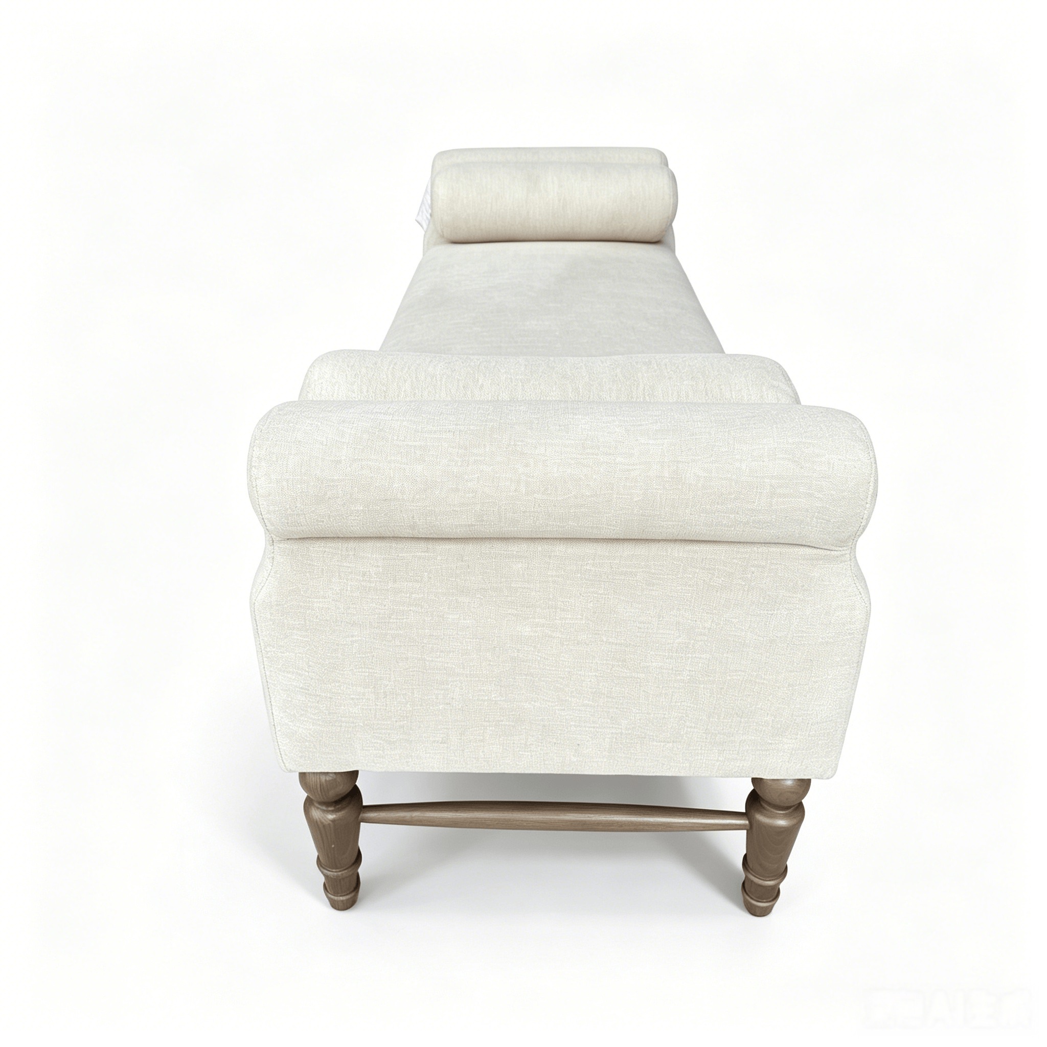 Solid Wood Turned Leg Bench