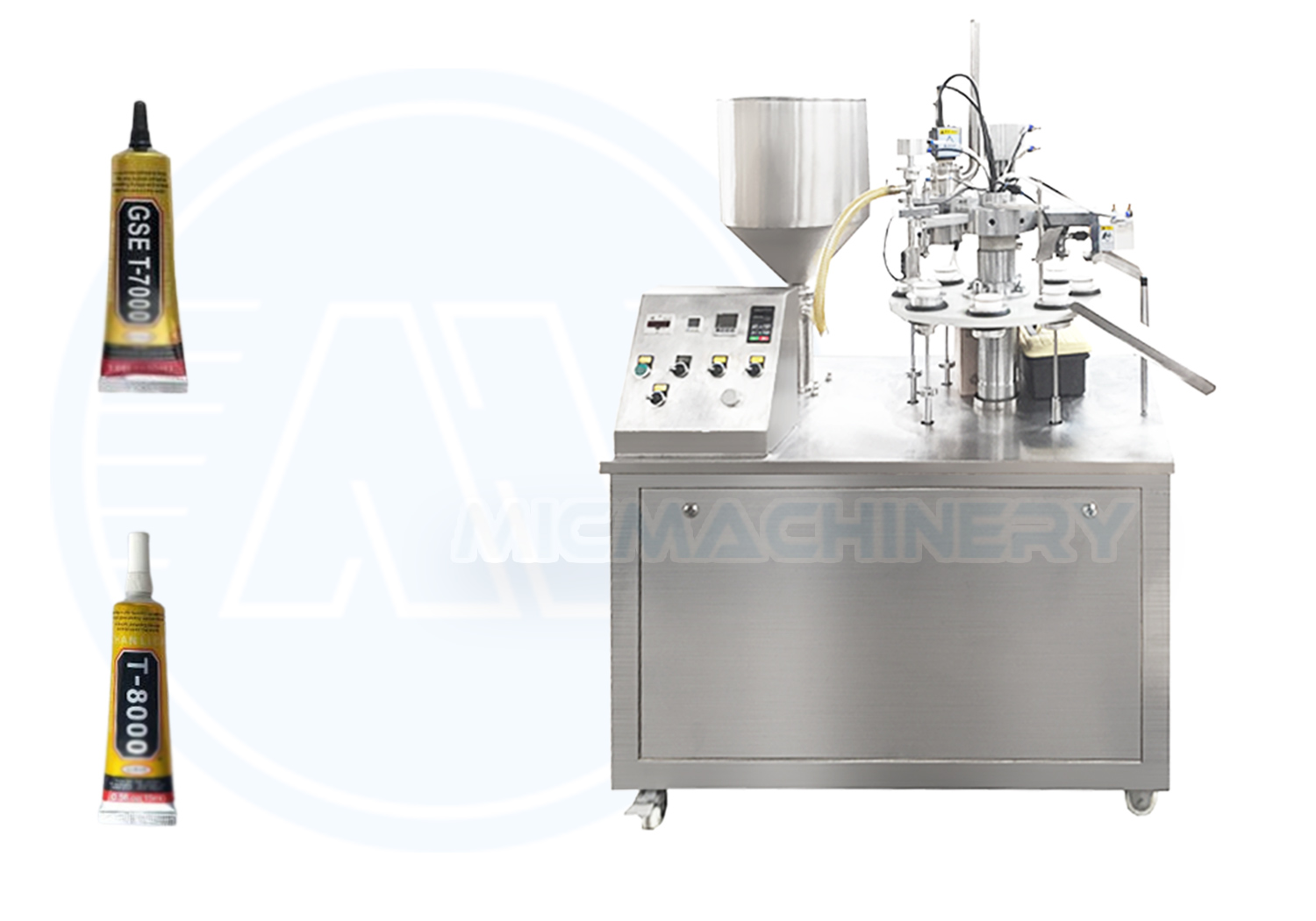 semi automatic tube filler