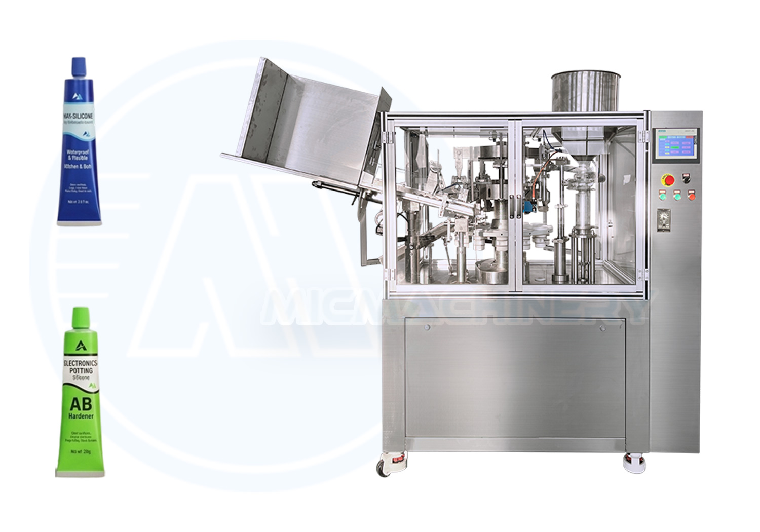 aluminium tube filling machine