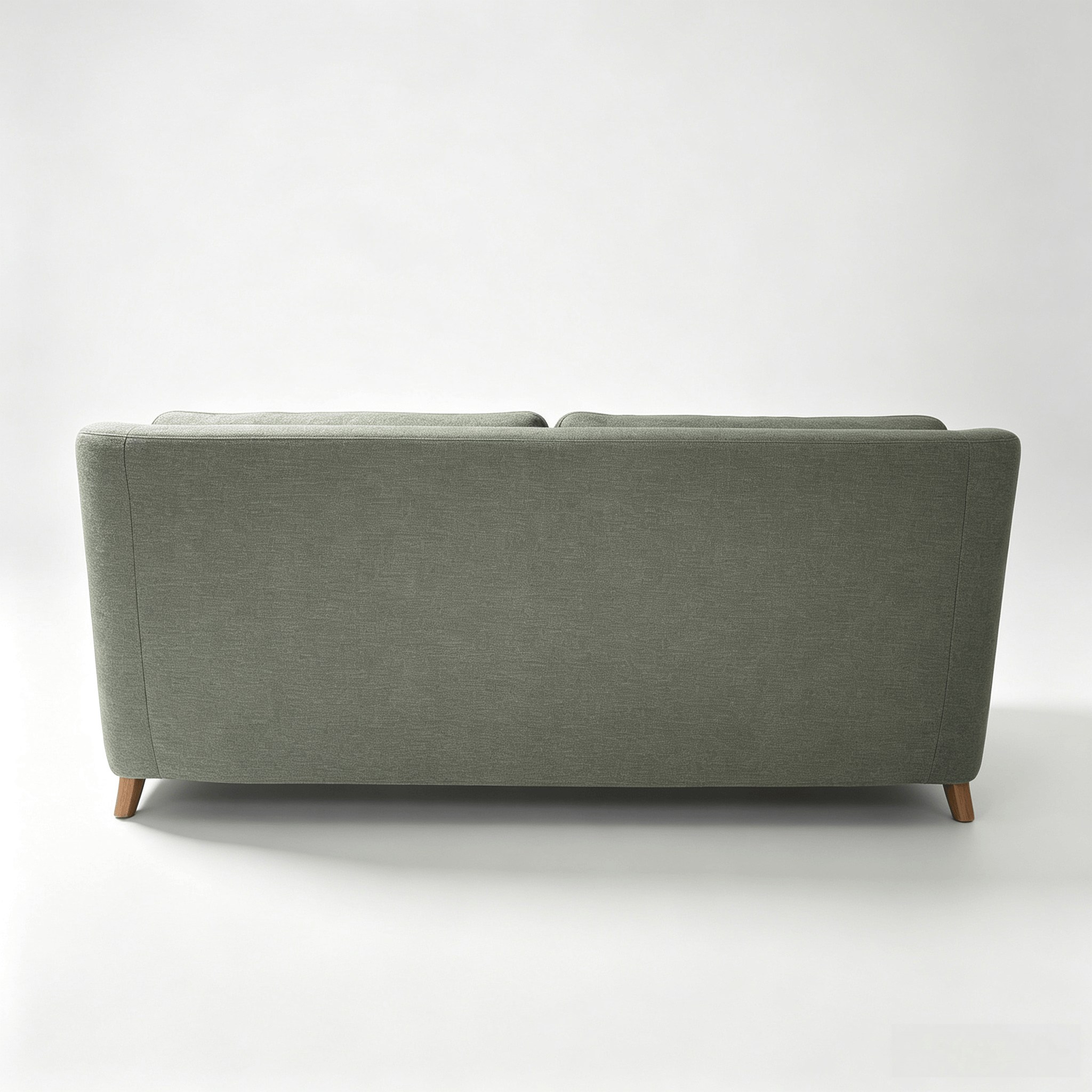 solid oak leg sofa