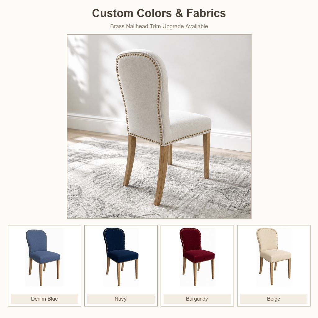 brass nailhead dining chair  dining chair wholesale