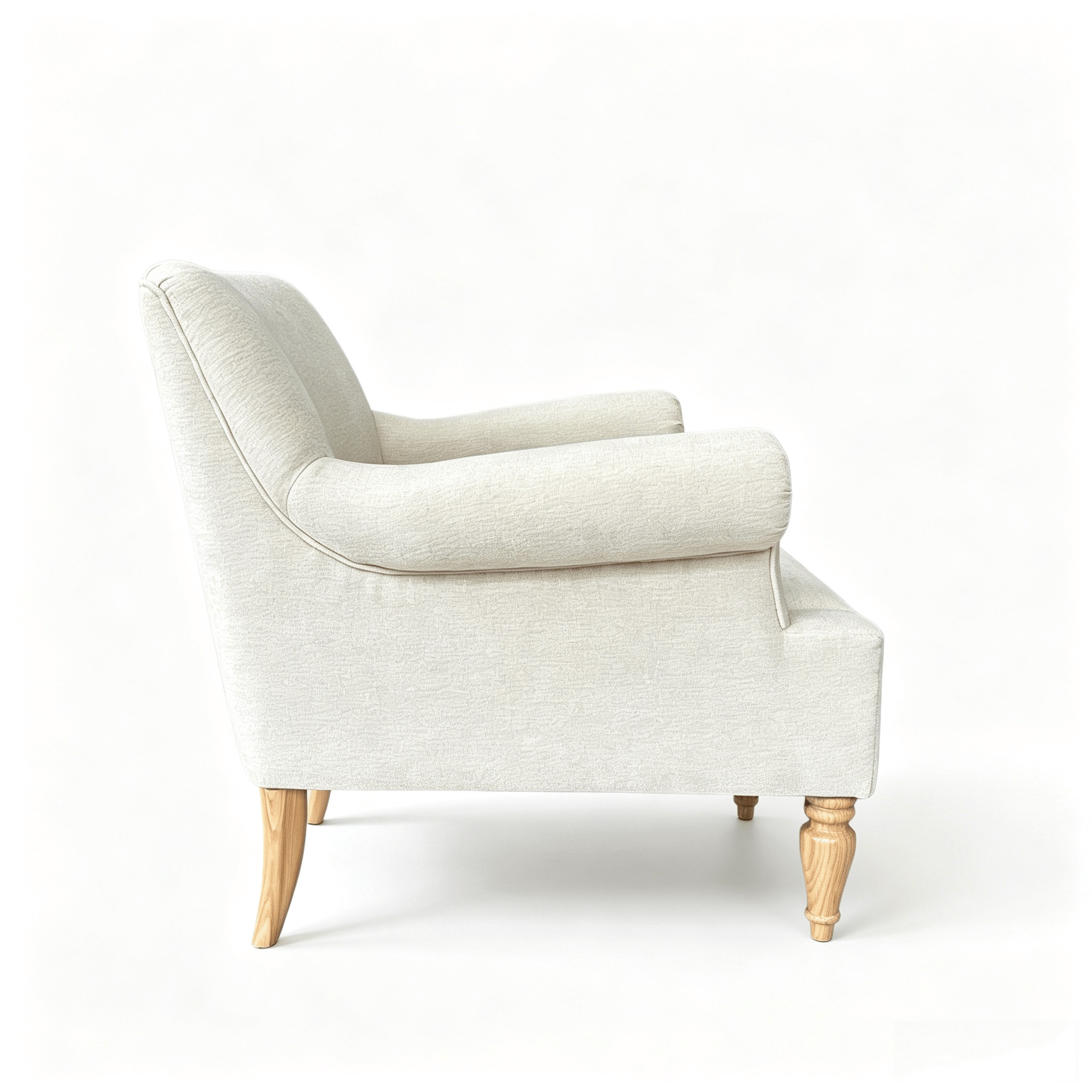 roll arm armchair 