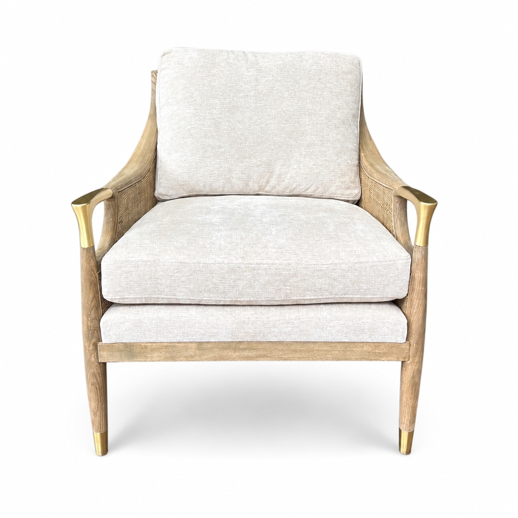 white oak lounge chair