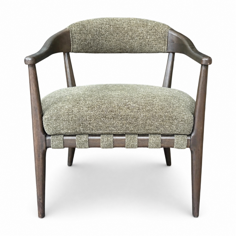 solid ash wood lounge chair