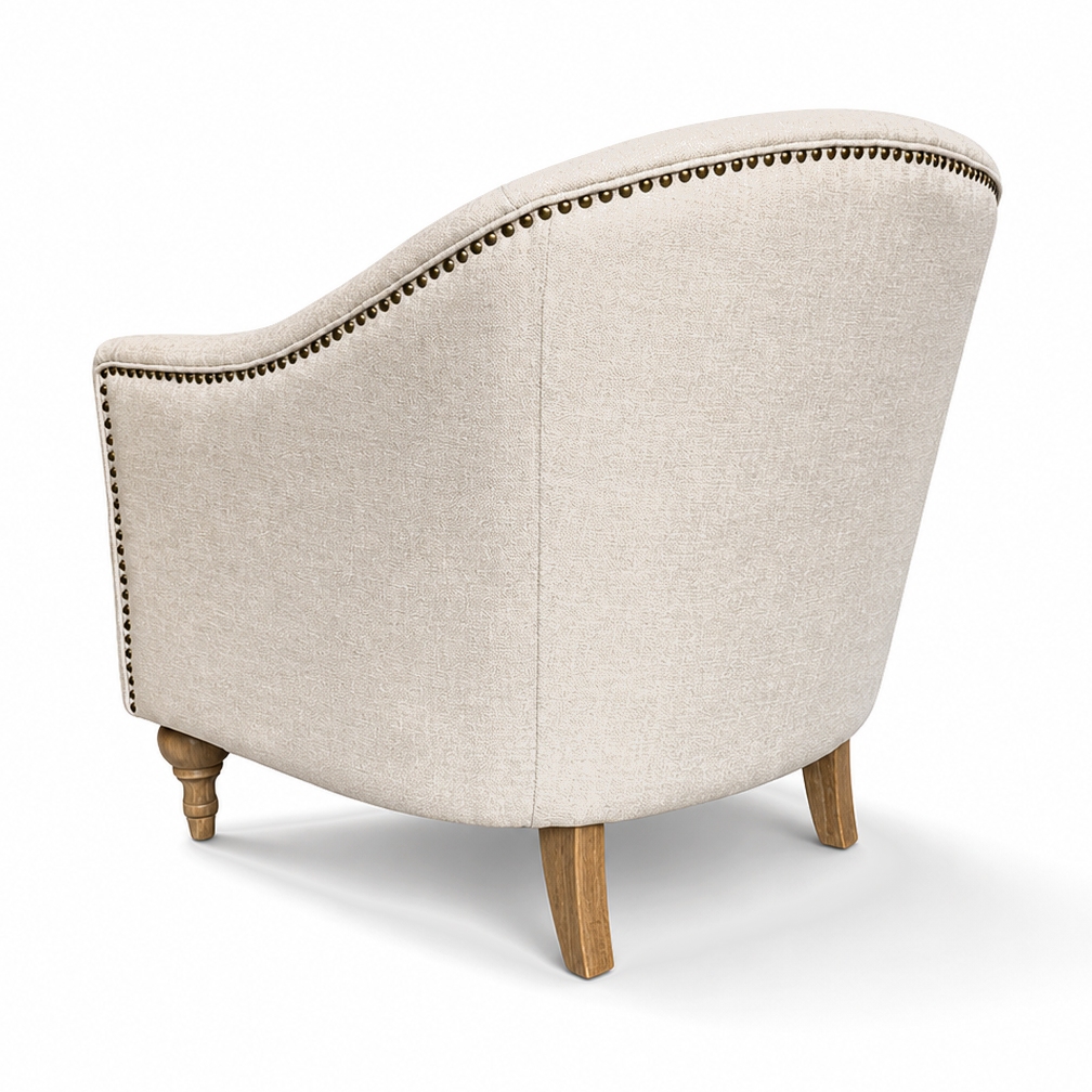 brass nailhead chair
