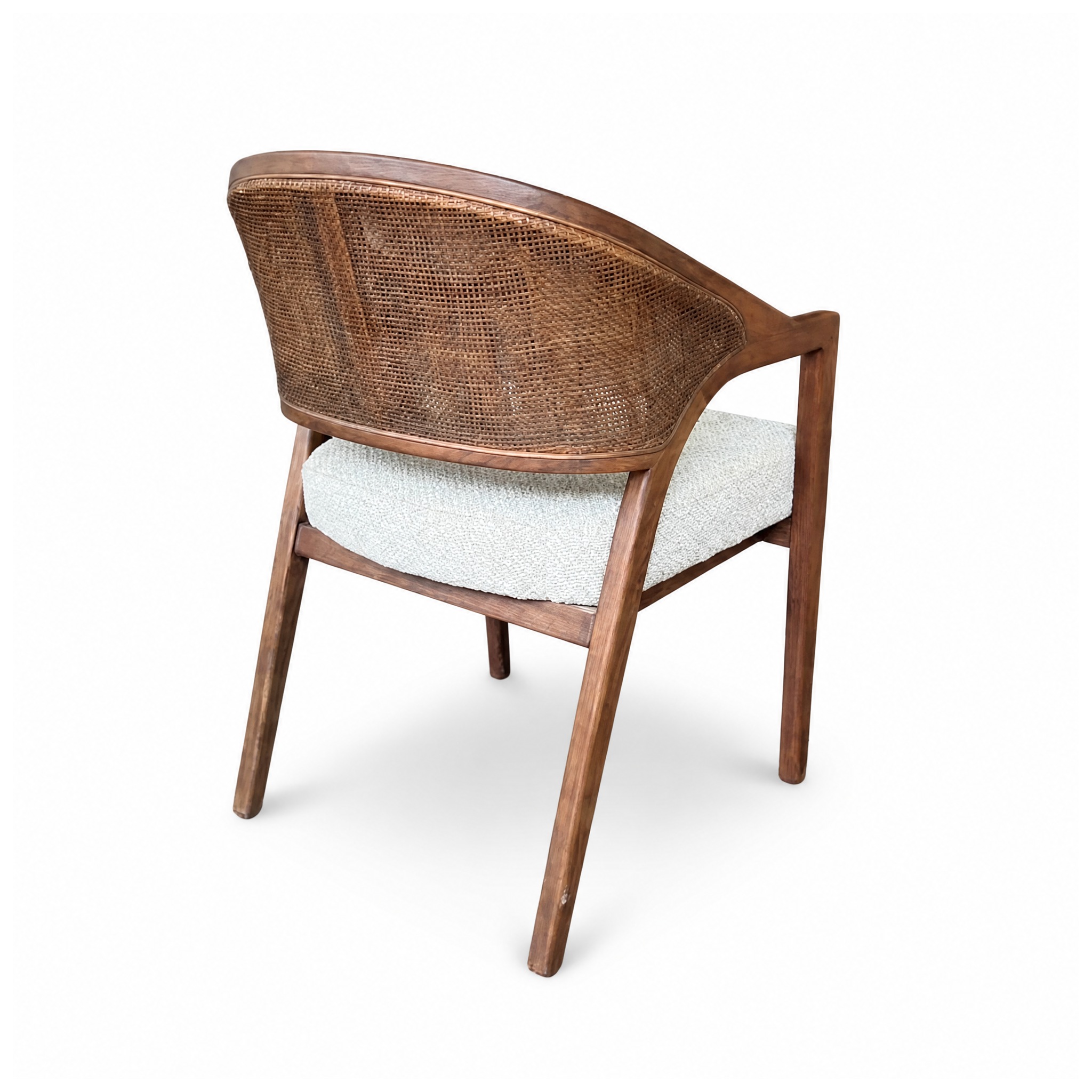 cane backrest dining chair