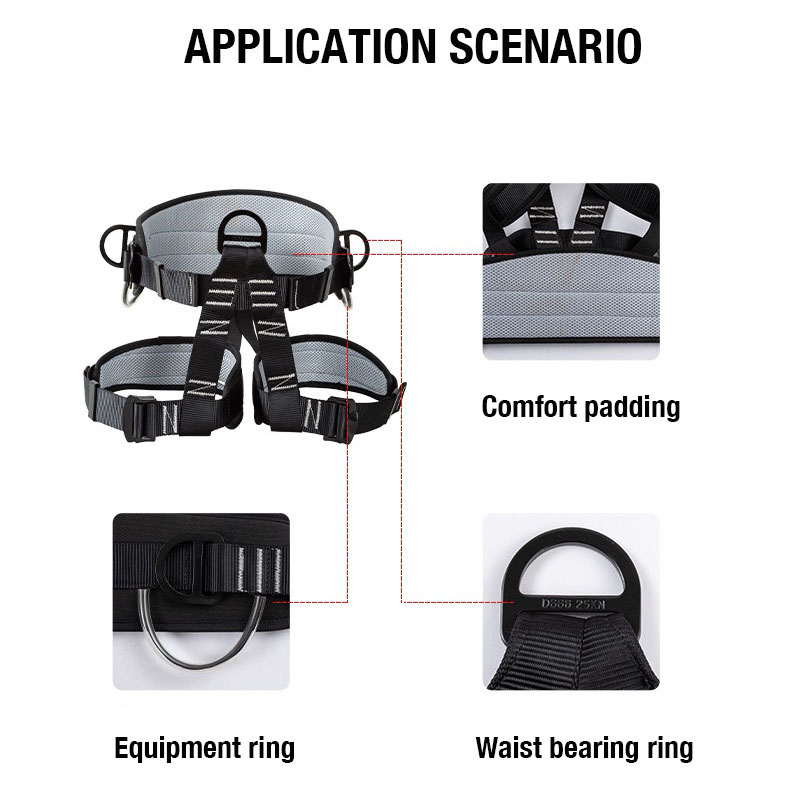 adjustable climbing harness