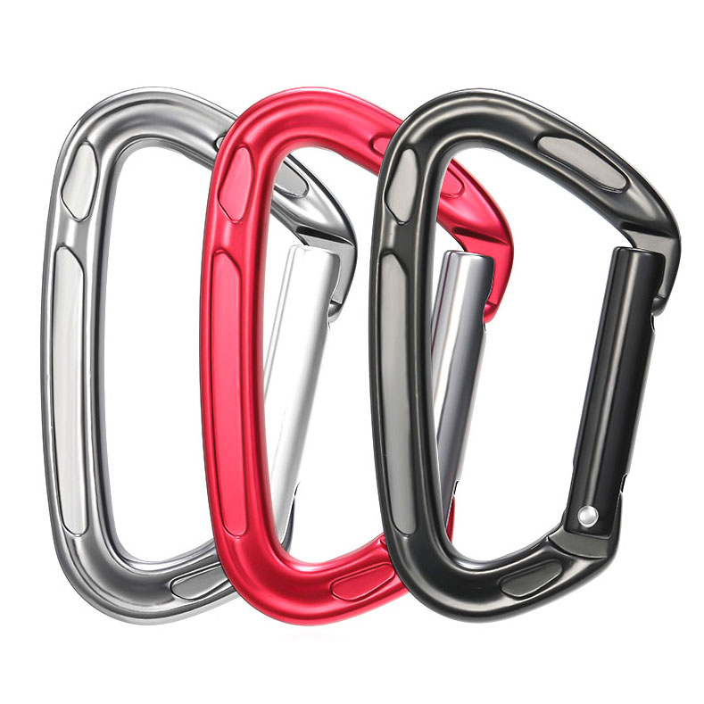 d shape locking carabiner