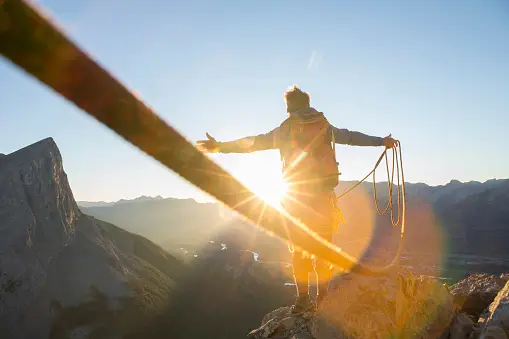 Climbing rope bag