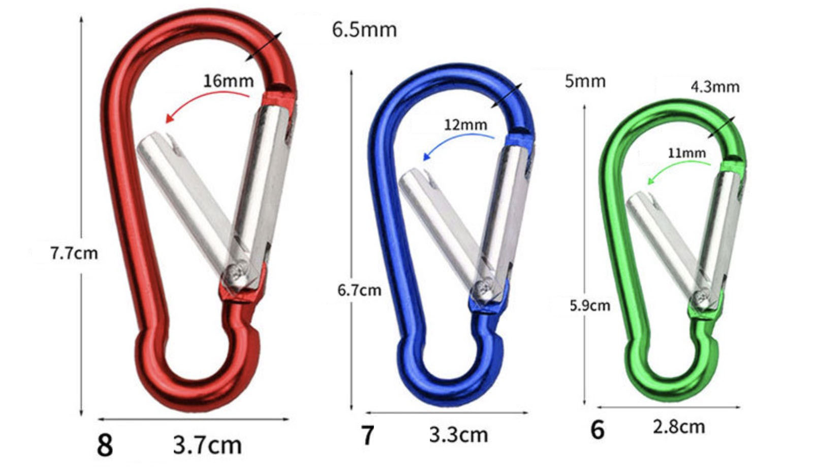 locking carabiner keychain