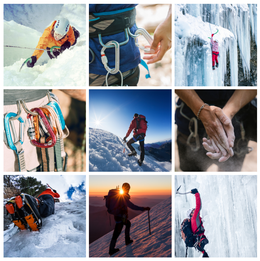 ice climbing gear