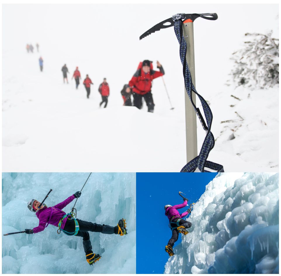 ice climbing axe 