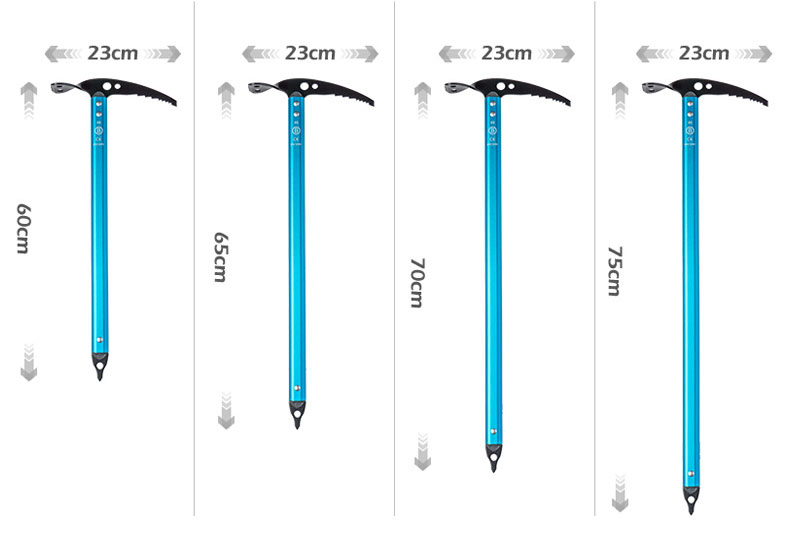 mountain climbing ice axe