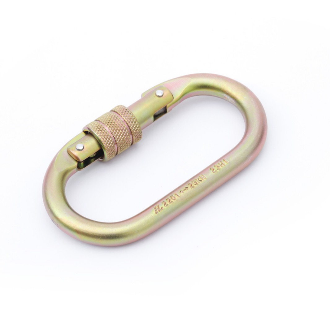 oval screw lock carabiner