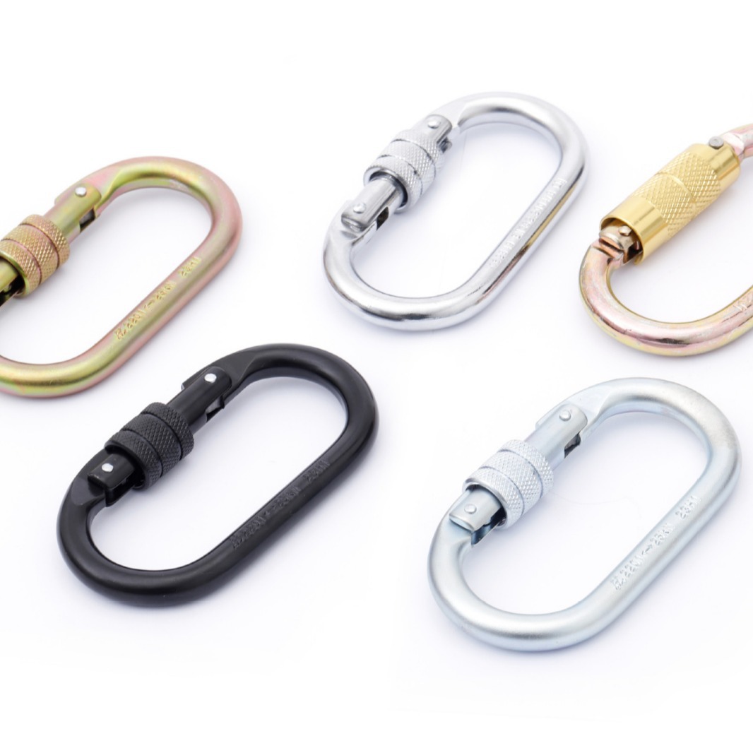 oval screw lock carabiner