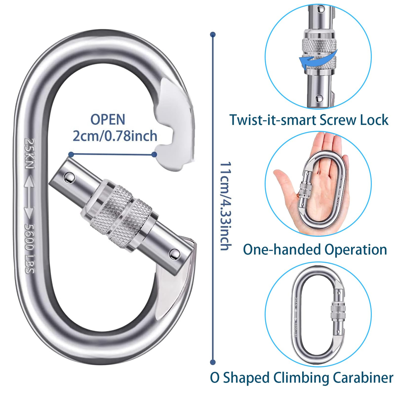 twist gate carabiner