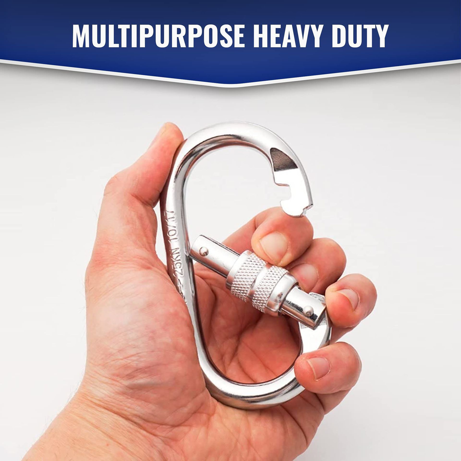 oval screw lock carabiner