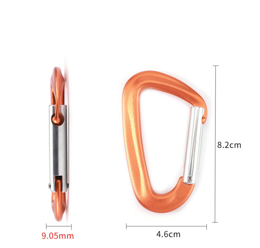 d shaped carabiners