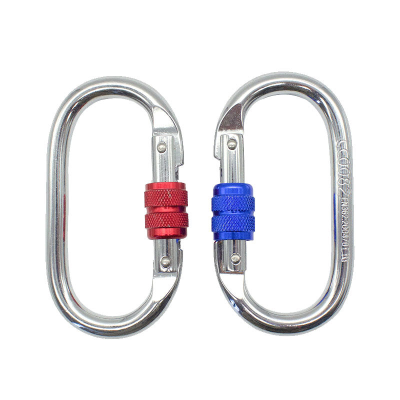 oval climbing carabiner