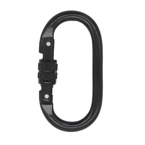 oval climbing carabiner