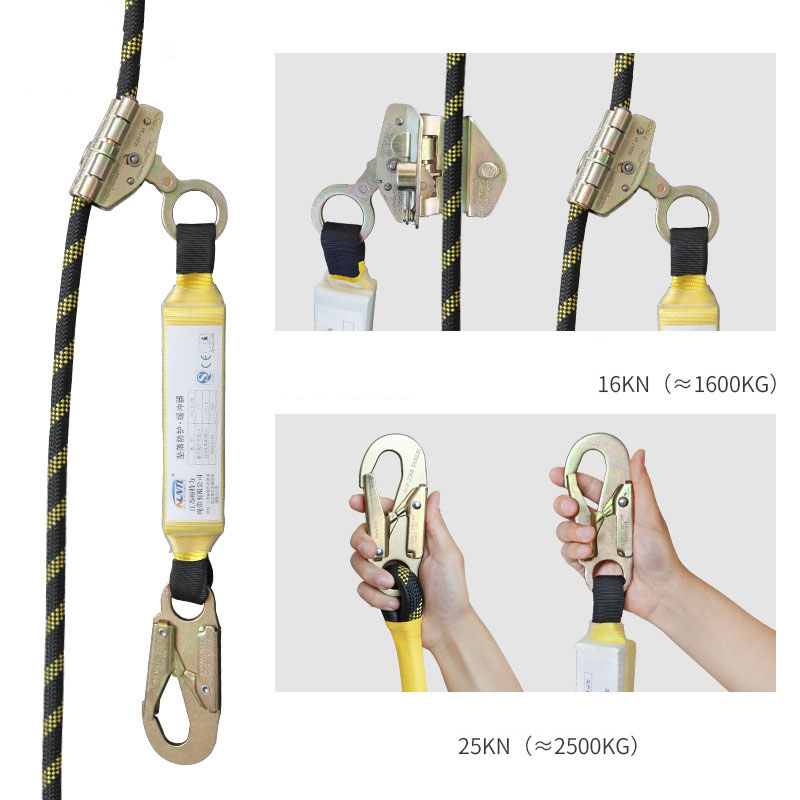 retractable safety harness lanyard