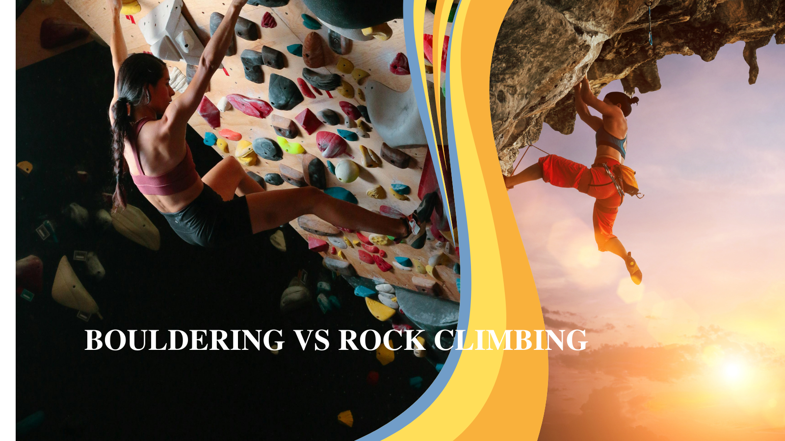 boulder rock climbing