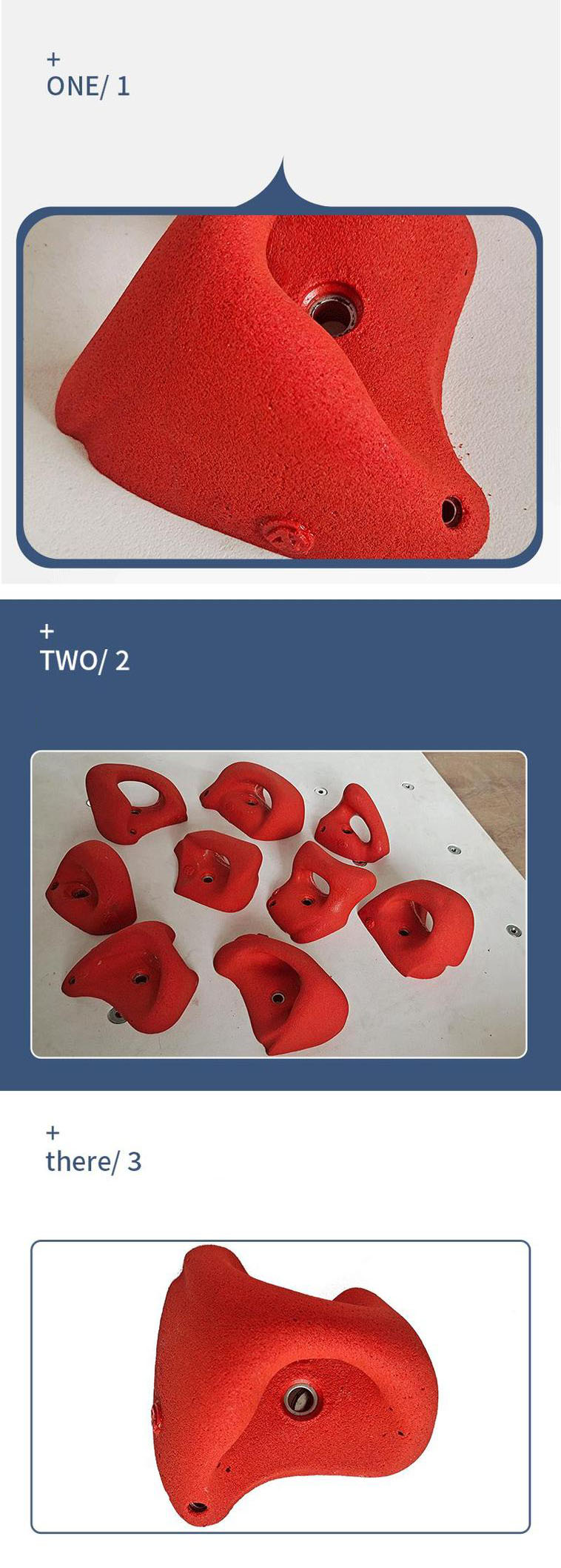 climbing wall hand grips