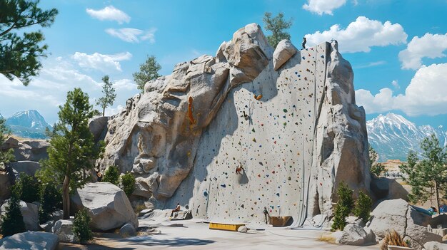 outdoor climbing structure