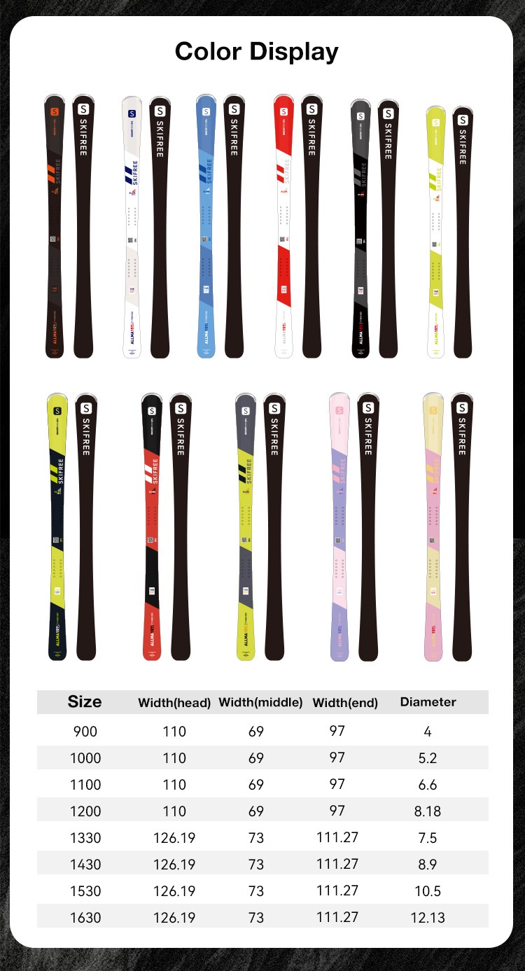 downhill skis